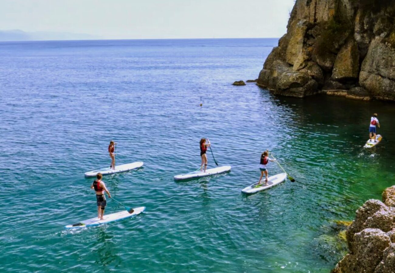 Sup tour con guida al faro di portofino