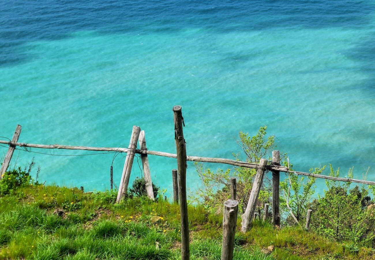 trekking cinque terre-verde blu-contrasto